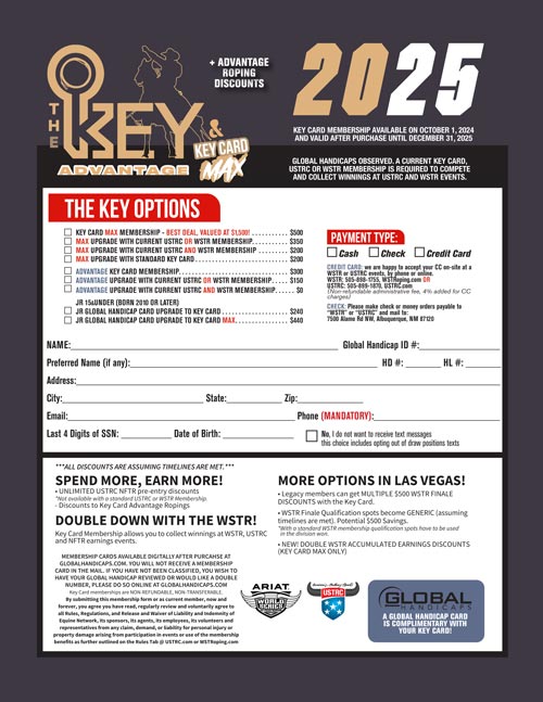 Key Card Membership Form